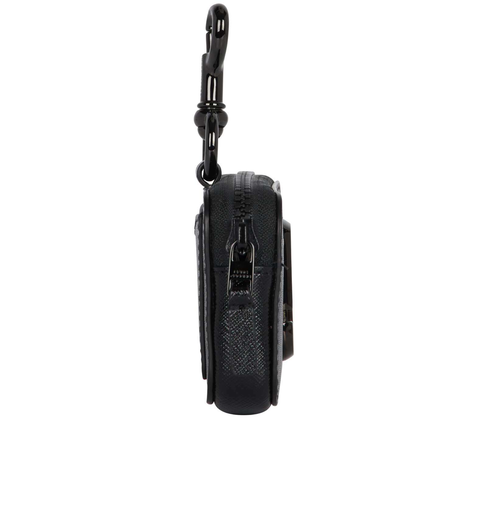 Marc Jacobs Nano Snapshot Charm, &pound;70, Accessories, Black, Leather, Side view